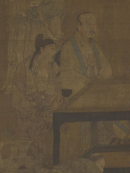 唐周昉演樂圖　軸