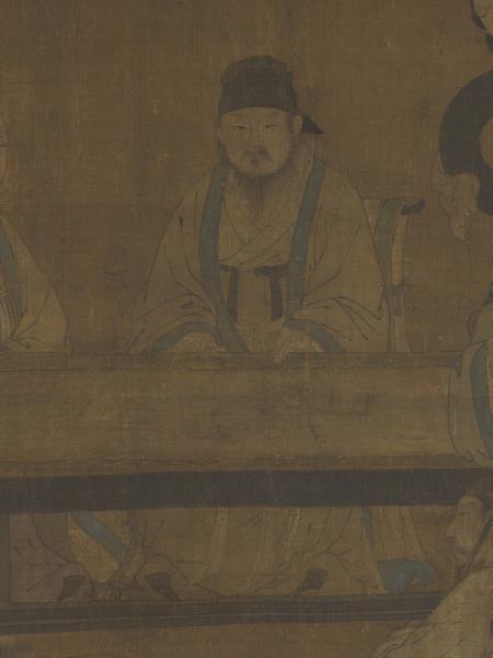 唐周昉演樂圖　軸