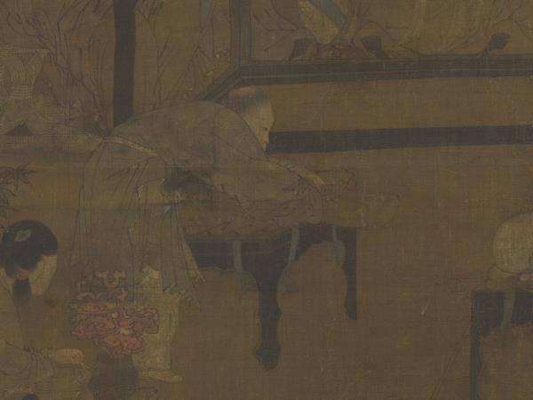 唐周昉演樂圖　軸