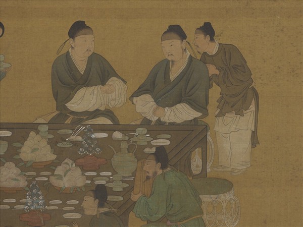 唐人文會圖　軸