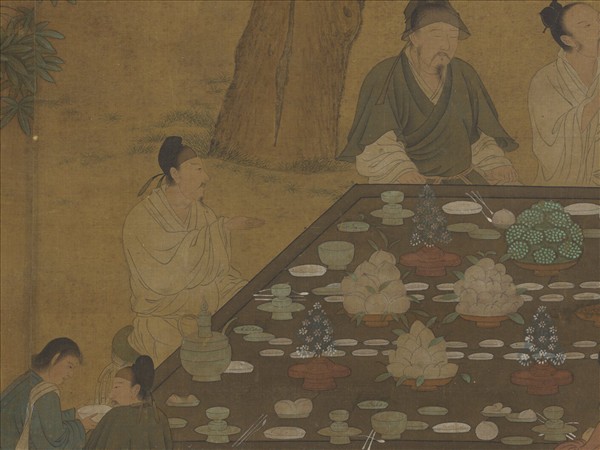 唐人文會圖　軸