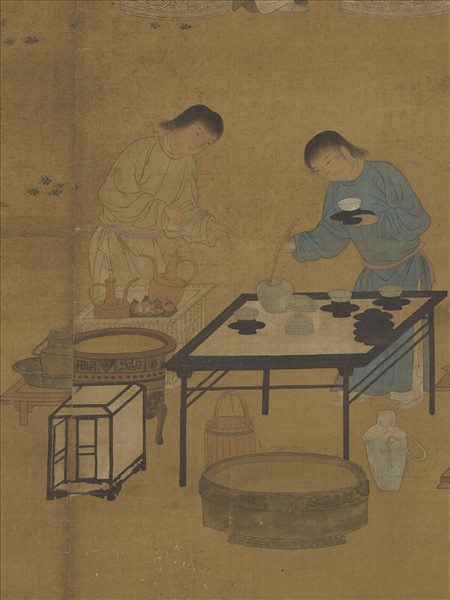 唐人文會圖　軸