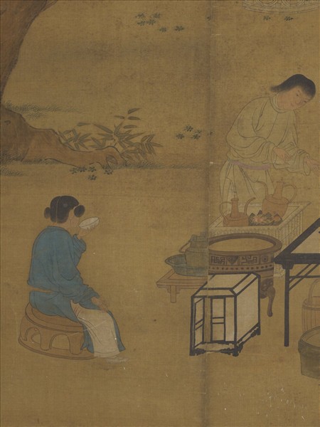 唐人文會圖　軸