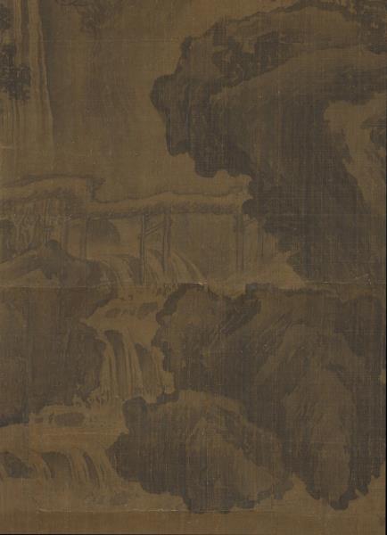 五代梁荊浩漁樂圖　軸