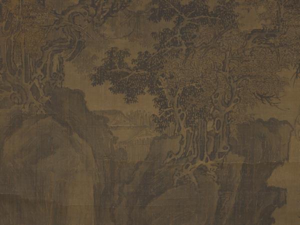 五代梁荊浩漁樂圖　軸