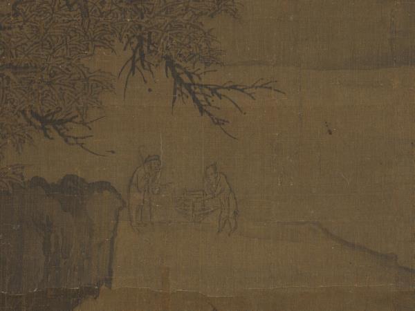 五代梁荊浩漁樂圖　軸