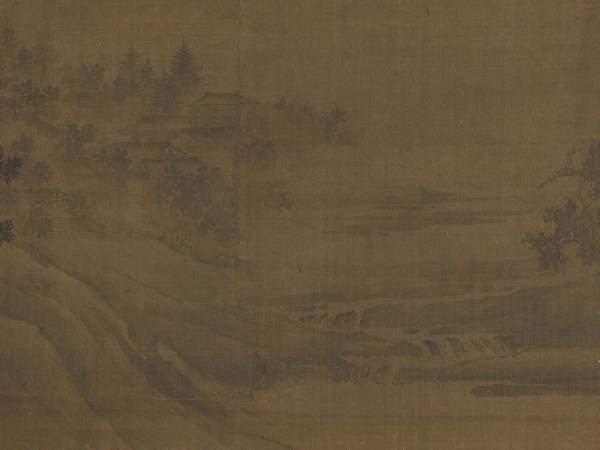 五代梁荊浩漁樂圖　軸