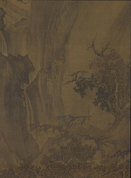 五代梁荊浩漁樂圖　軸