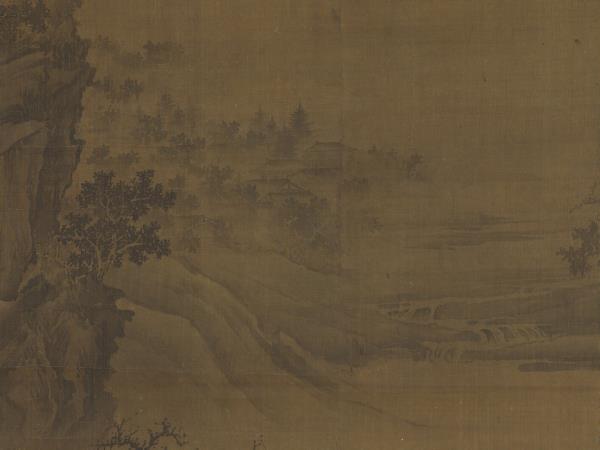 五代梁荊浩漁樂圖　軸