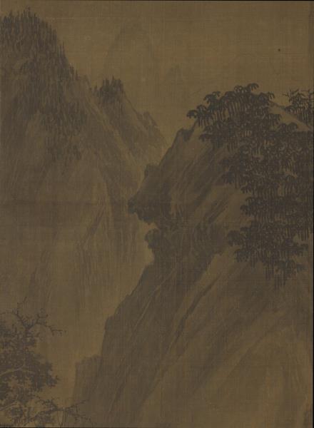 五代梁荊浩漁樂圖　軸