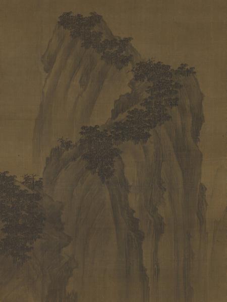 五代梁荊浩漁樂圖　軸