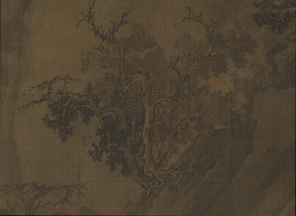 五代梁荊浩漁樂圖　軸