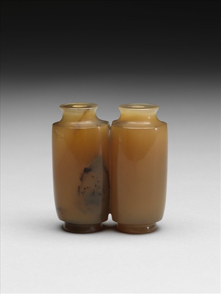 瑪瑙雙連瓶鼻煙壺