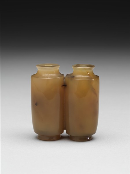 瑪瑙雙連瓶鼻煙壺