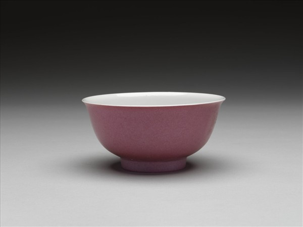 胭脂紅彩碗