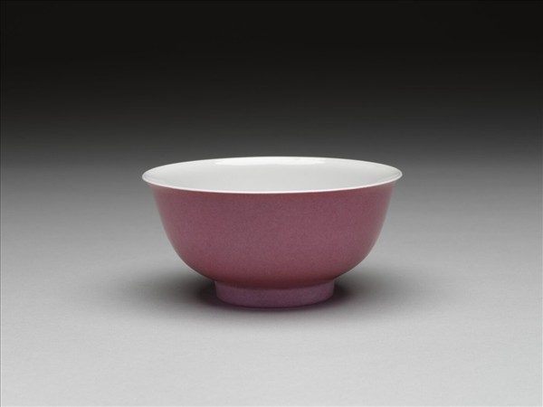 胭脂紅彩碗