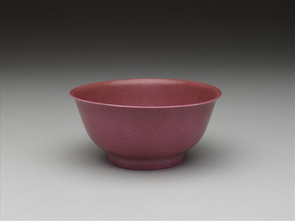 胭脂紅彩碗