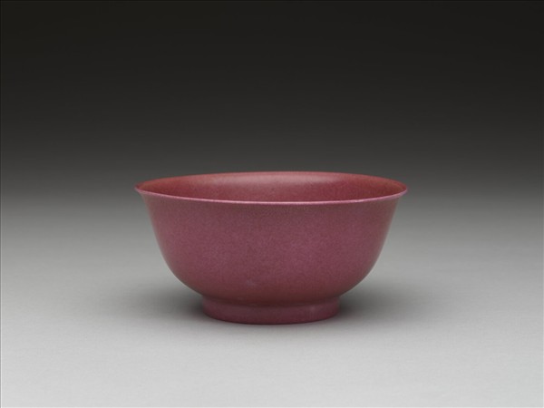 胭脂紅彩碗