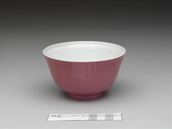胭脂紅彩碗