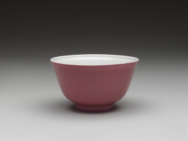 胭脂紅彩碗