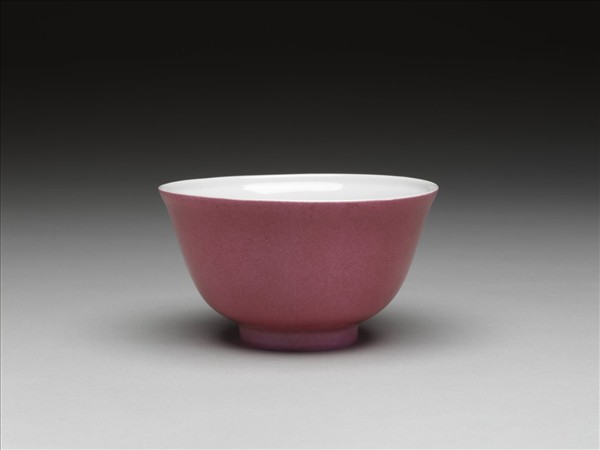 胭脂紅彩碗