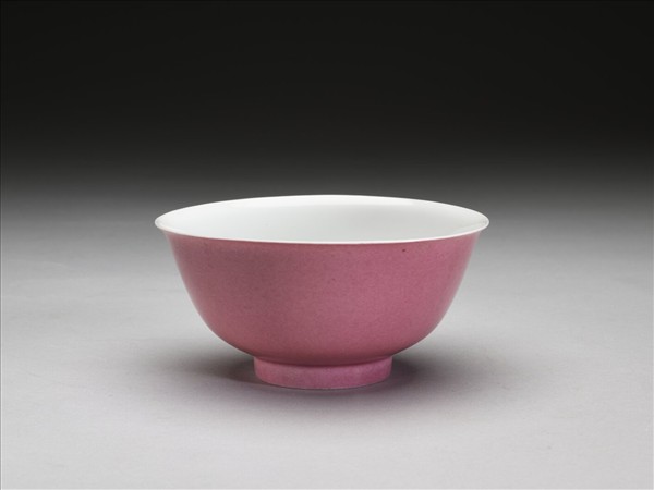 胭脂紅彩碗