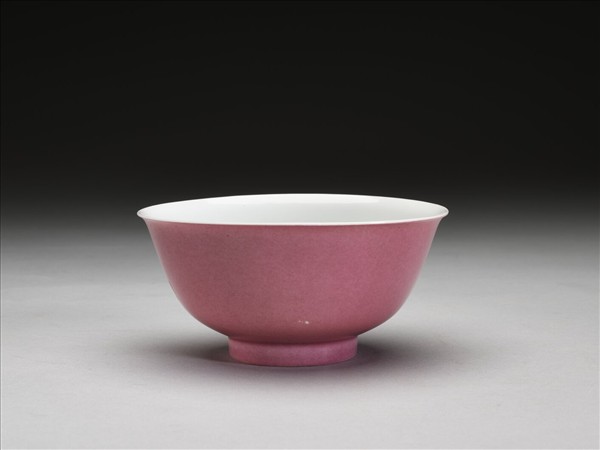 胭脂紅彩碗