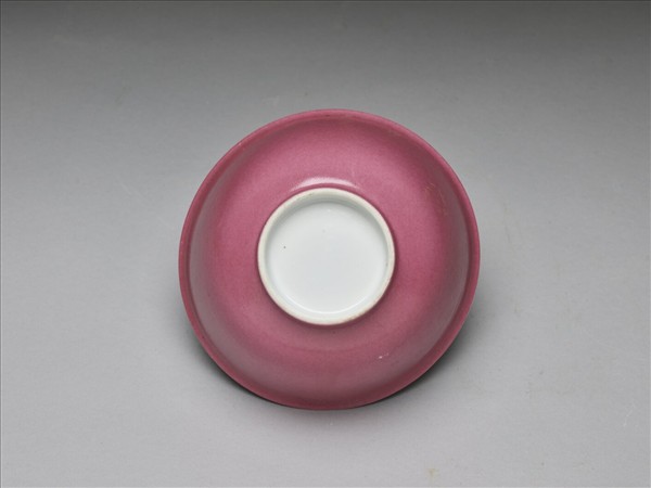 胭脂紅彩碗