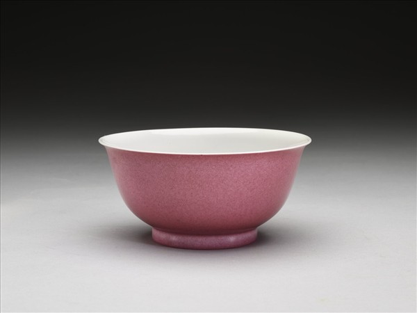 胭脂紅彩碗