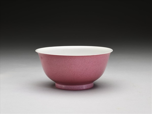 胭脂紅彩碗