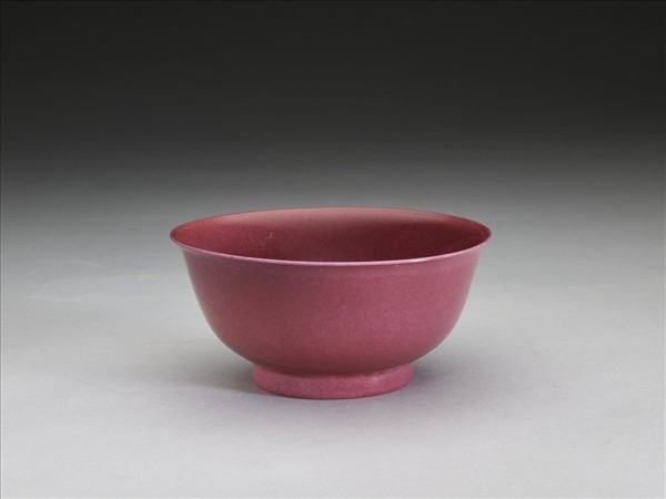 胭脂紅彩碗