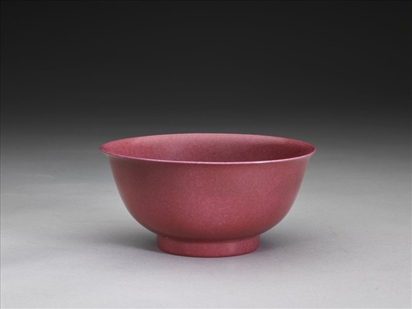 胭脂紅彩碗