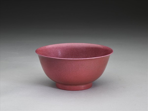 胭脂紅彩碗