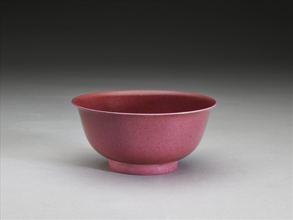 胭脂紅彩碗
