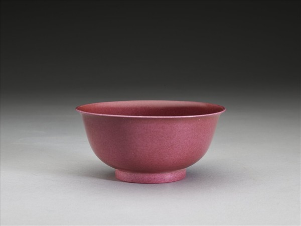 胭脂紅彩碗