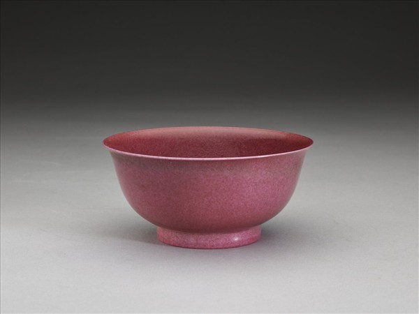 胭脂紅彩碗