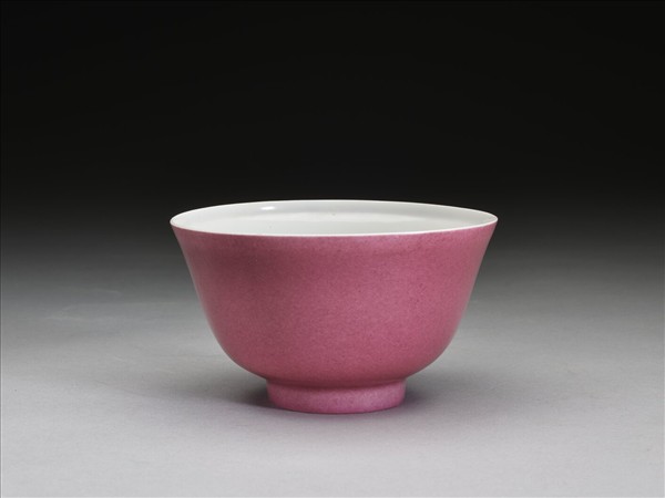 胭脂紅彩碗
