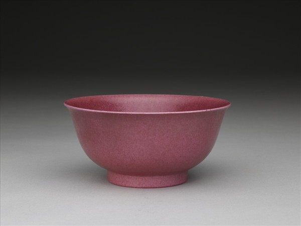 胭脂紅彩碗