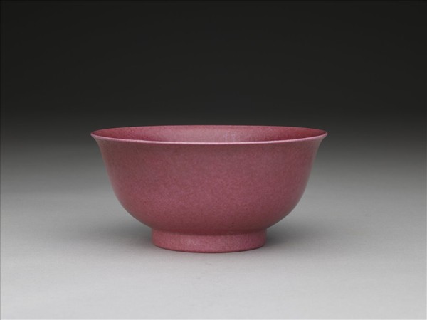 胭脂紅彩碗