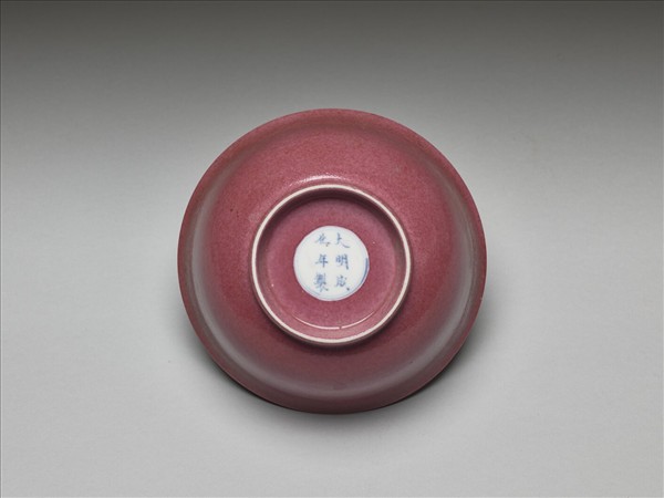 胭脂紅彩碗
