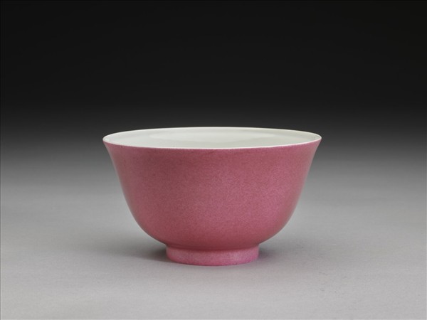 胭脂紅彩碗