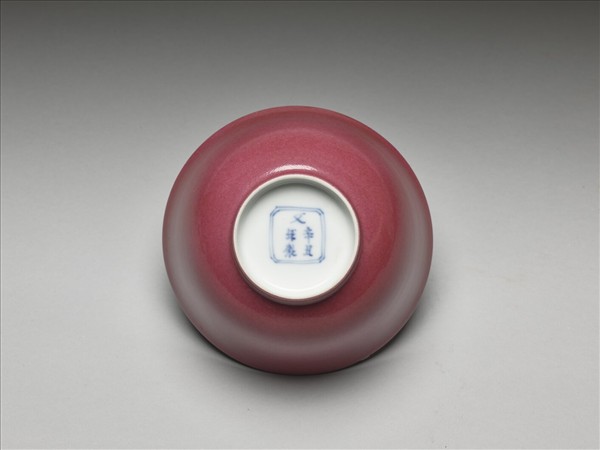 胭脂紅彩碗