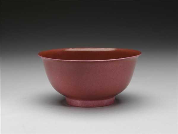 胭脂紅彩碗