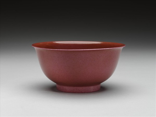 胭脂紅彩碗