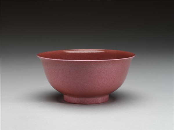 胭脂紅彩碗