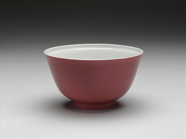 胭脂紅彩碗