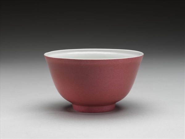 胭脂紅彩碗