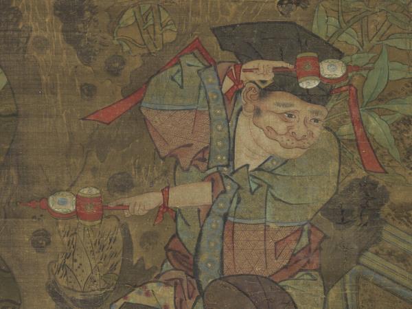 宋蘇漢臣畫五瑞圖　軸