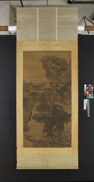 宋閻次平四樂圖　軸