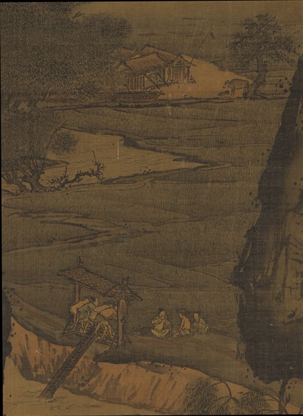 宋閻次平四樂圖　軸